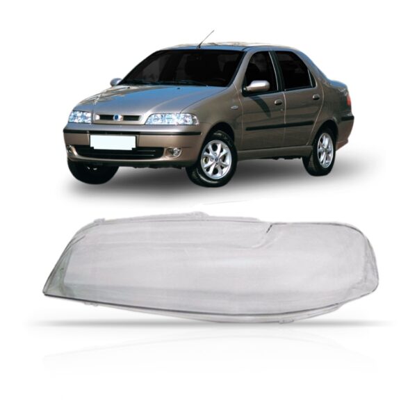 Lente Farol Palio Siena Strada Fire 2000 2001 2002 03 2004- Lado Esquerdo