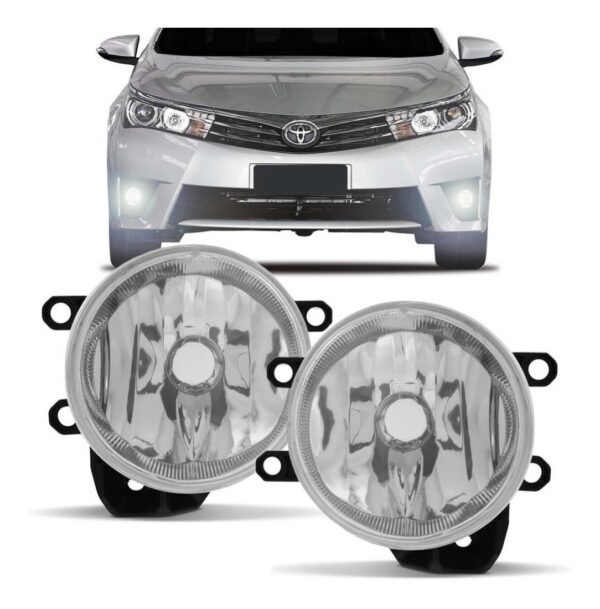 Farol Milha Toyota Corolla 15 16 Auxiliar Neblina- 1ª Linha - - Direito