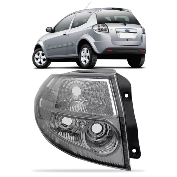 Lanterna Traseira Ford Ka 08 09 10 11 12 Fume Sport 1ª Linha Esquerdo