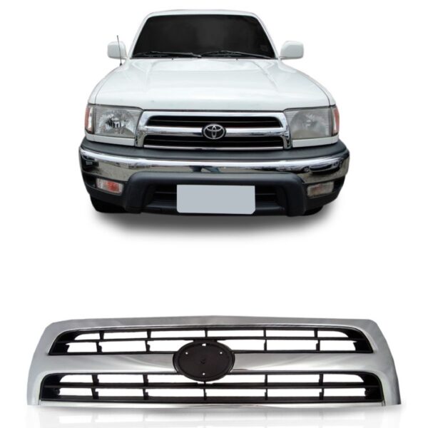 Tela Frontal Para Hilux Sw4 1999 2000 2001 Cromada
