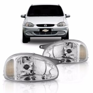 Farol Classic Corsa 05 06 07 08 09 10 Frente Antiga 1ª Linha - Esquerdo/motorista
