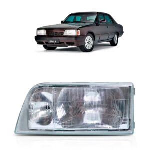 Farol Opala/diplomata 88 89 90 91 92 Cromado Oferta 1ª Linha Direito/passageiro