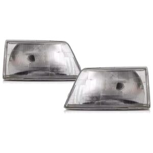 Farol Peugeot 205 1983 Ate 1992 Cromado Le 1ª Linha - Esquerdo/motorista