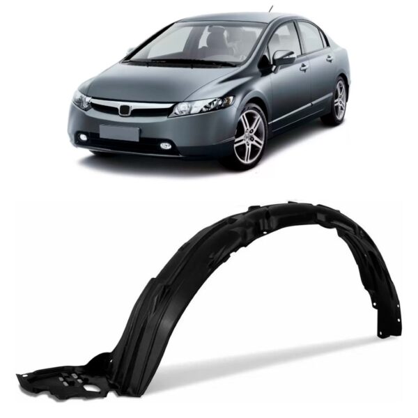 Parabarro Dianteiro Civic 2007 2008 2009 2010 2011 Lado Direito