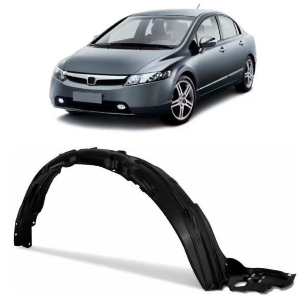 Parabarro Dianteiro Civic 2007 2008 2009 2010 2011 Lado Esquerdo