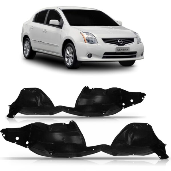 Protetor Caixa De Roda Dianteiro Sentra 2007 2008 2009 2010 Lado Esquerdo