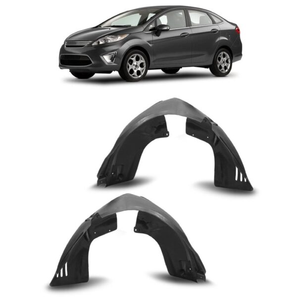 Protetor Caixa De Roda Dianteiro New Fiesta 2011 2012 2013 Lado Esquerdo