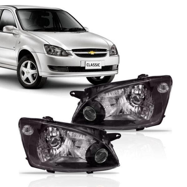 Farol Classic Máscara Negra 2011 2012 2013 1ª Linha Esquerdo/motorista