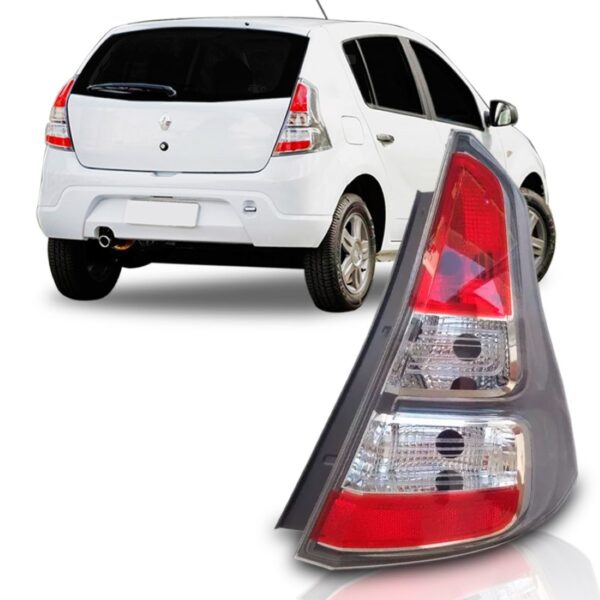 Lanterna Traseira Renault Sandero Cinza 2012 2013 2014 Lado Direito