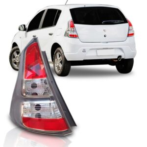 Lanterna Traseira Renault Sandero Cinza 2012 2013 2014 Lado Esquerdo