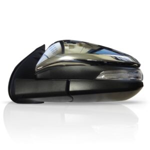 Retrovisor Toyota Hilux 2016 2017 Cromado Elétrico Com Pisca Lado Esquerdo