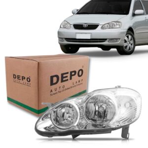 Farol Toyota Corolla 2005 2006 2007 2008 1ª Linha Esquerdo/motorista