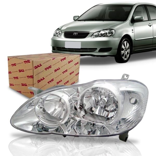 Farol Para Toyota Corolla 2002 2003 2004 1ª Linha Esquerdo/motorista