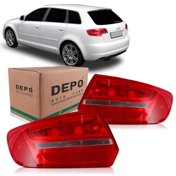 Lanterna Audi A3 2009 2010 Sportback Traseira Com Led Lado Direito