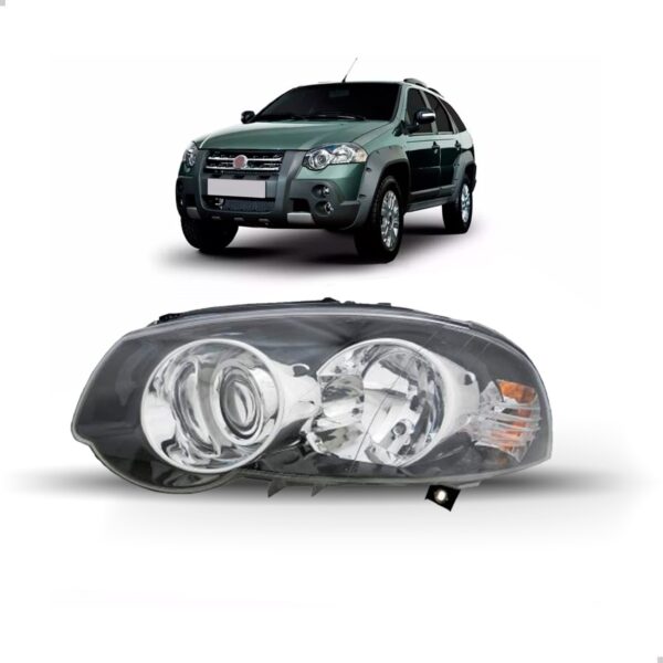 Farol Palio Strada 10 11 Locker Weekend Masc Negra 1ª Linha - Esquerdo/motorista