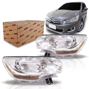 Farol Citroen C4 Lounge 2013 2014 2015 2016 1ª Linha Esquerdo/motorista