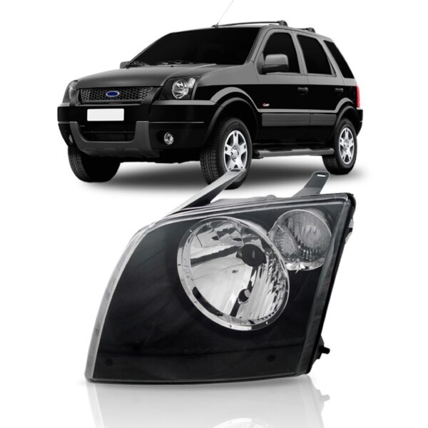 Farol Ecosport 2004 2005 2006 2007 Pisca Cristal 1ª Linha Esquerdo/motorista