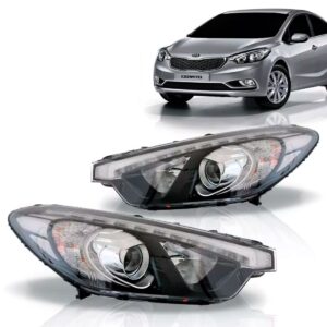 Farol Kia Cerato 2014 2015 2016 Com Led 1ª Linha Direito/passageiro