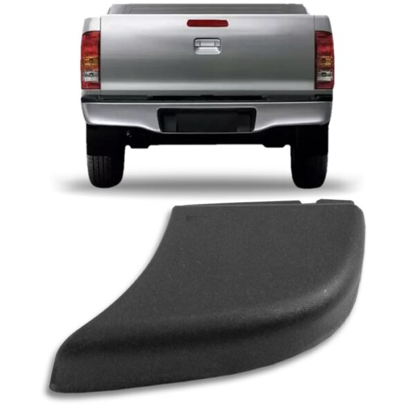 Aplique Tampa Do Parachoque Hilux 2005 A 2015 Esquerdo Laranja