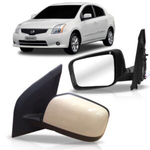 Espelho Retrovisor Sentra 2010 2011 2012 Eletrico Dobrável Lado Esquerdo