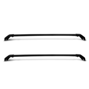 Travessa Rack Teto Jeep Compass 2016 17 2018 Preto Aluminio Preto