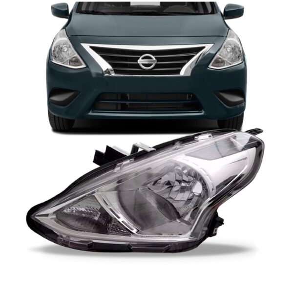 Farol Nissan Versa 2015 2016 2017 2018 1ª Linha Esquerdo/motorista