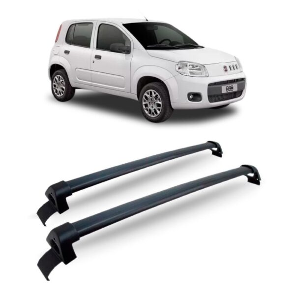 Bagageiro Teto Uno Vivace Actrative 2011 A 2018 Preto Preto