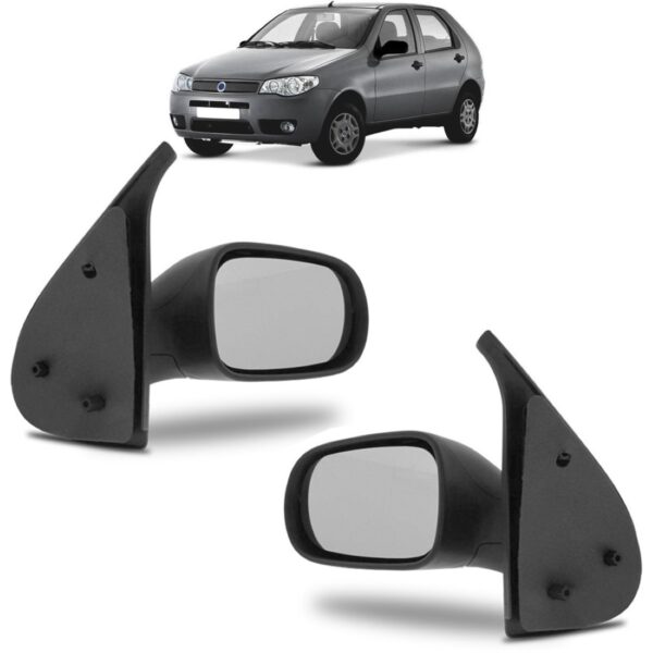Retrovisor Palio Flex 2004 05 06 07 2008 - 04 Portas Fixo Lado Esquerdo