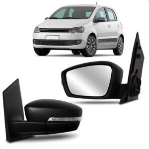 Retrovisor Fox 2012 2013 2014 2015 Eletrico Com Sinaleira Lado Esquerdo