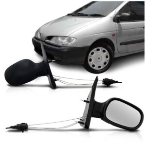 Retrovisor Renault Scenic 1996 1997 1998 1999 Com Controle Lado Direito
