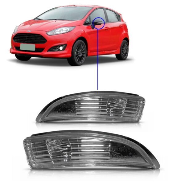 Pisca Retrovisor New Fiesta 2011 2012 2013 2014 2015 Lado Direito