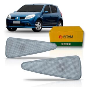 Sinaleira Paralama Sandero E Symbol 2008 A 2015 Cristal Lado Direito