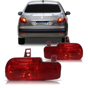 Lanterna Pchoque Traseiro Peugeot 207 2009 A 2013 Sedan Le Esquerdo/motorista