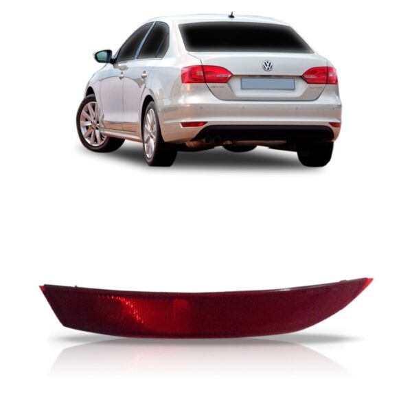 Sinaleira Refletor Parachoque Traseiro Para Jetta 2011 A 14 Lado Esquerdo