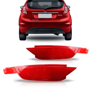 Lanterna Do Parachoque New Fiesta 13 Até 2018 Hatch 1ª Linha Direito Vermelho