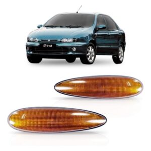 Sinaleira Lanterna Lateral Do Paralama Marea Brava Ambar