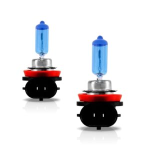 Kit Par Lampada Super Branca Tech One H16 Efeito Xenon