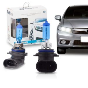 Kit Par Lampada Super Branca Tipo Xenon 8500k Hb3 60/55w 12v