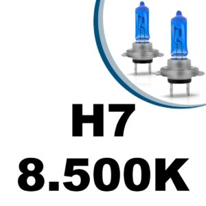 Kit Lampada Super Branca S10 2000 A 2012 Farol H7.