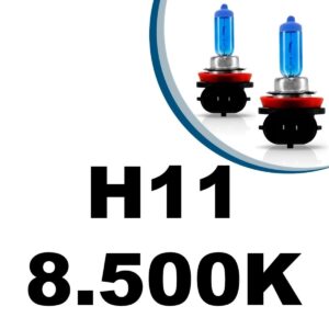 Kit Lampada 55 W Super Branca Tipo Xenon 8500k H11 12v