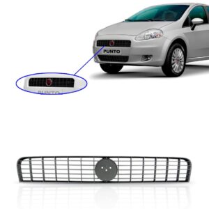 Grade Superior Tela Para Fiat Punto 2007 A 2011 Prata Prata