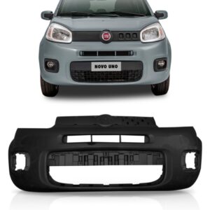 Parachoque Dianteiro Uno Way Fiat 2015 A 2017 Liso 1a Linha Preto