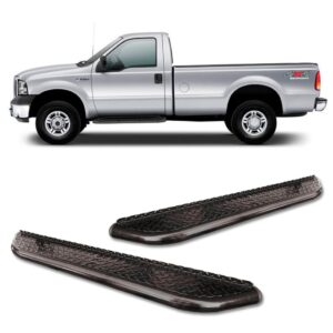 Estribo Lateral Ford F250 F350 Preto Lateral Tubolar