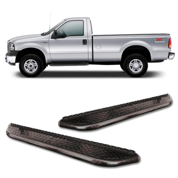 Estribo Lateral Ford F250 F350 Preto Lateral Tubolar