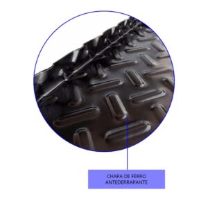 Estribo Lateral Ford F250 F350 Preto Lateral Tubolar