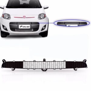 Tela Frontal Radiador Palio Superior Parachoque 12/16 Preta Preto