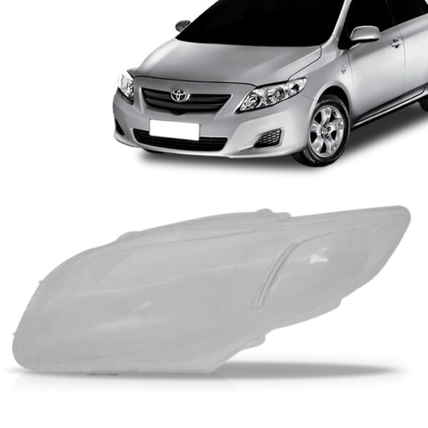 Lente Farol Toyota Corolla 2009 2010 2011 Xei Seg Lado Esquerdo