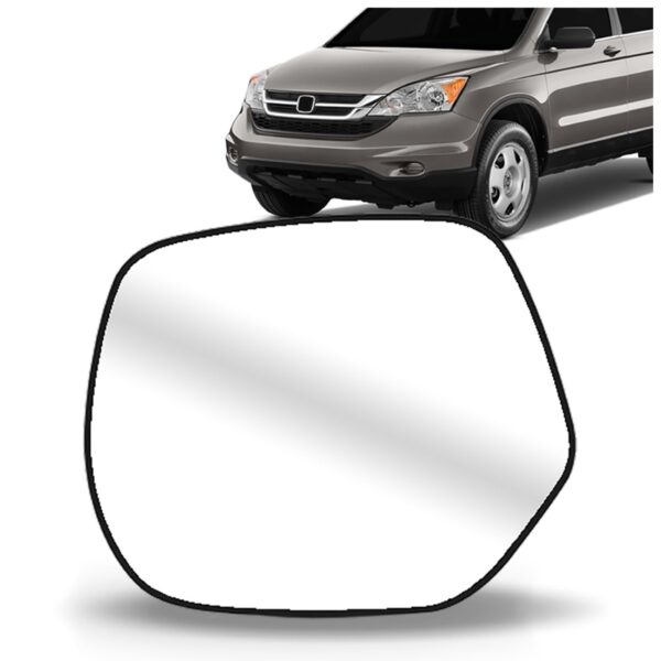Lente Retrovisor Honda Crv C/ Base 2007 2008 2009 2010 2011 Esquerdo