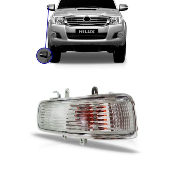 Seta Sinaleira Do Retrovisor Hilux 2012 2013 2014 2015 Lado Direito