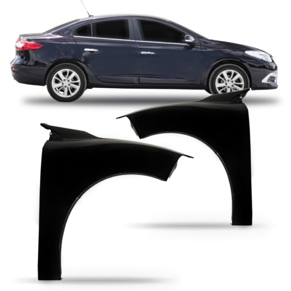 Paralama Fluence 2010 2011 2012 2013 2014 Renault Lado Direito